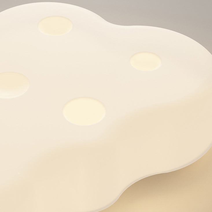 Zeitgenössische nordische Eisen-Acrylwolke LED-Unterputz-Deckenleuchte für Schlafzimmer 