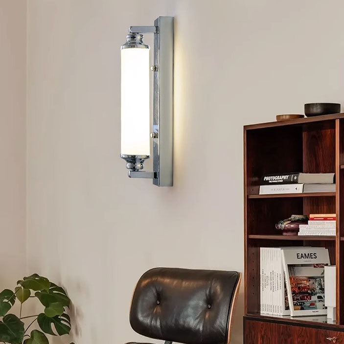 Nordic Minimalistischer elektroplattierter Eisen-Zylinder LED-Wandleuchte 