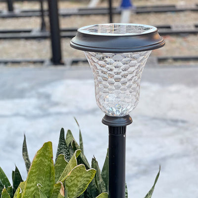 Lumière extérieure en aluminium du PC LED de cylindre solaire de simplicité moderne pour le jardin 
