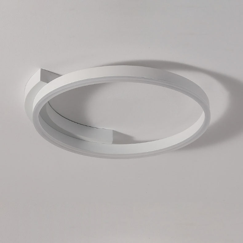 Moderne minimalistische Acryl Schatten Aluminium Eisen Kreis Ring LED Unterputz Deckenleuchte für Wohnzimmer 
