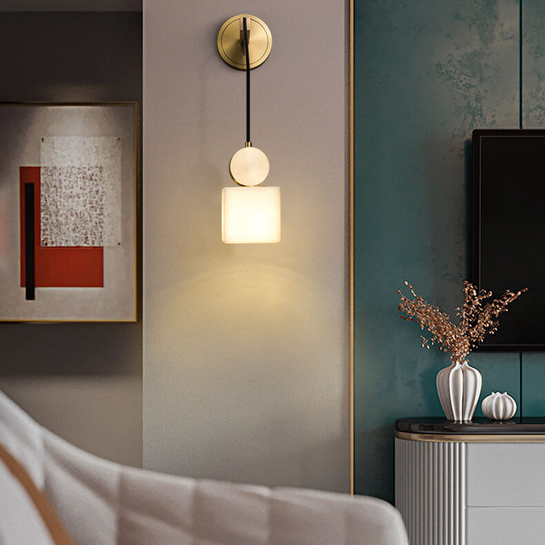 Moderne minimalistische drehbare LED-Wandleuchte