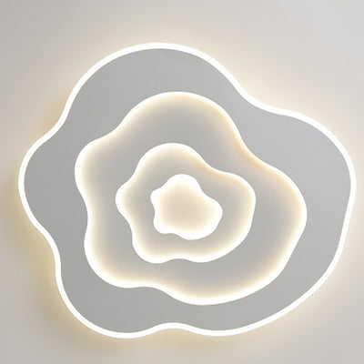 Lustre Plafonnier LED en Acrylique et Fer Minimaliste Moderne pour Salon 
