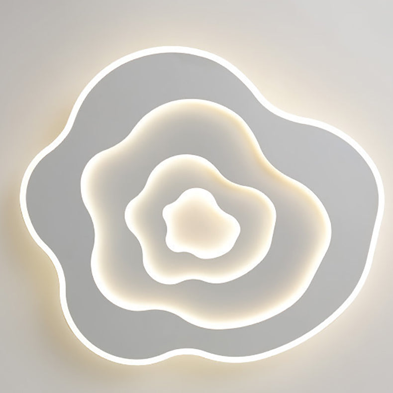 Lustre Plafonnier LED en Acrylique et Fer Minimaliste Moderne pour Salon 