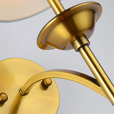 Applique murale moderne en fer de style milieu du siècle avec cylindre en tissu 1/2 lumière pour chevet 
