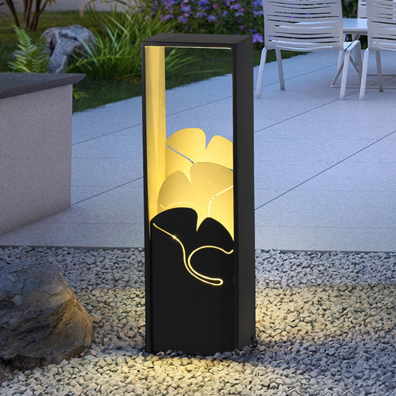 Lampe à LED étanche industrielle contemporaine pour pelouse, lumière de paysage pour patio extérieur 