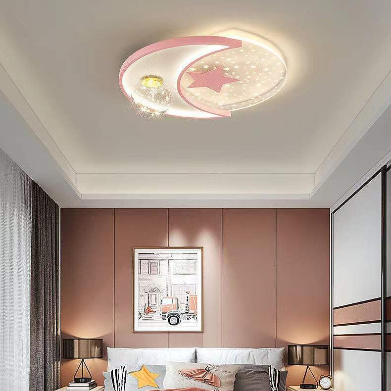 Zeitgenössische kreative Acryl Sternenhimmel LED Unterputz Deckenleuchte für Wohnzimmer 