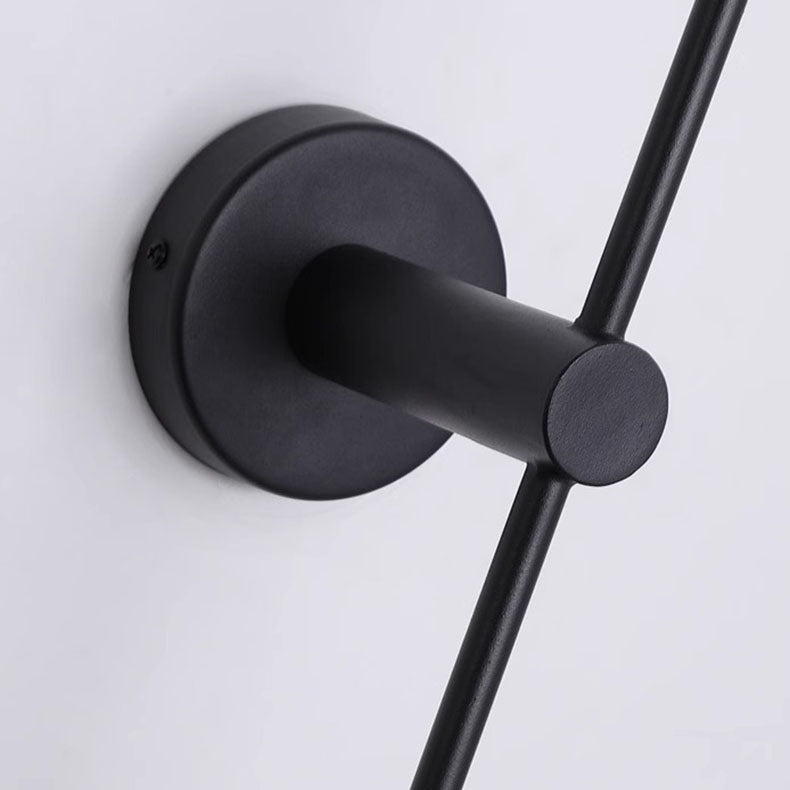 Moderne minimalistische geometrische Kreis Travertin Eisen 2-Licht Wandleuchte Lampe für Schlafzimmer 