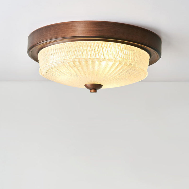 Luz de techo empotrada de 3 luces de vidrio esmerilado de simplicidad contemporánea para dormitorio 
