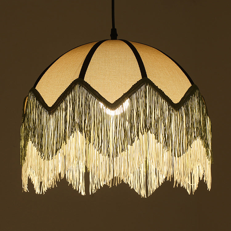 Lámpara colgante de 1 luz de hierro con forma de flor vintage tradicional para sala de estar 