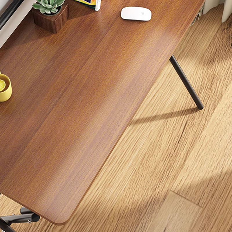 Modern Minimalist Rectangular Iron MDF Side Table 1-Tier For Study Room