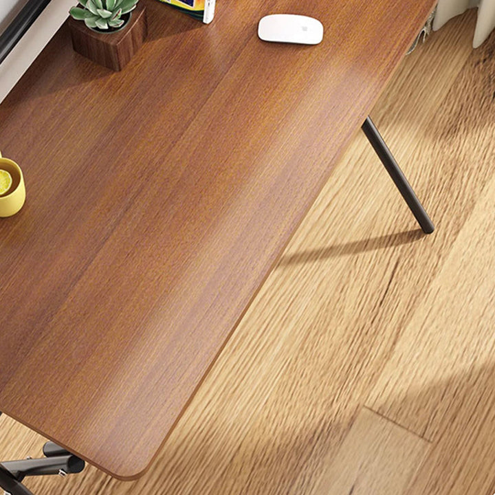 Modern Minimalist Rectangular Iron MDF Side Table 1-Tier For Study Room