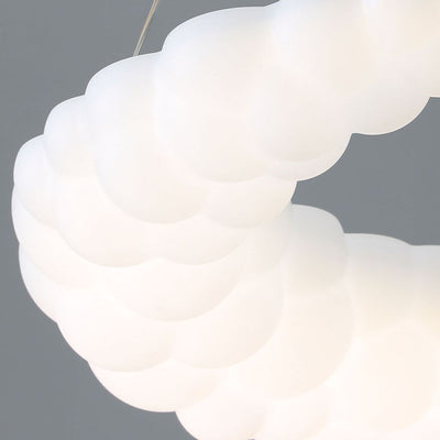 Lámpara colgante LED de hierro minimalista moderna para dormitorio 