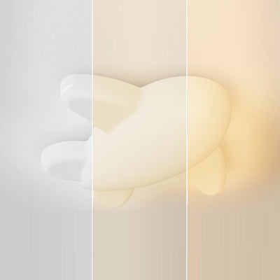 Moderne minimalistische Cartoon Flugzeug Eisen Acryl LED Unterputz Deckenleuchte für Schlafzimmer 