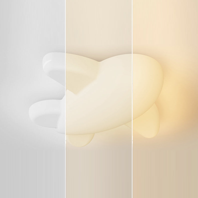 Moderne minimalistische Cartoon Flugzeug Eisen Acryl LED Unterputz Deckenleuchte für Schlafzimmer 