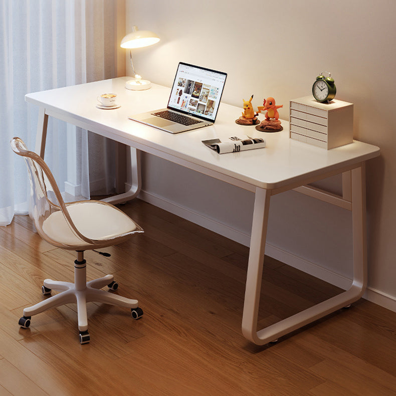 Modern Minimalist Rectangular MDF Iron Desk For Home Office