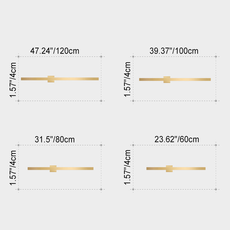 Moderne minimalistische lange Streifen Eisen Acryl LED Wandleuchte Lampe für Wohnzimmer 