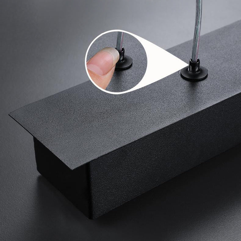 Moderne minimalistische Welle Bogen Aluminium Hardware LED Insel Licht Kronleuchter für Esszimmer 