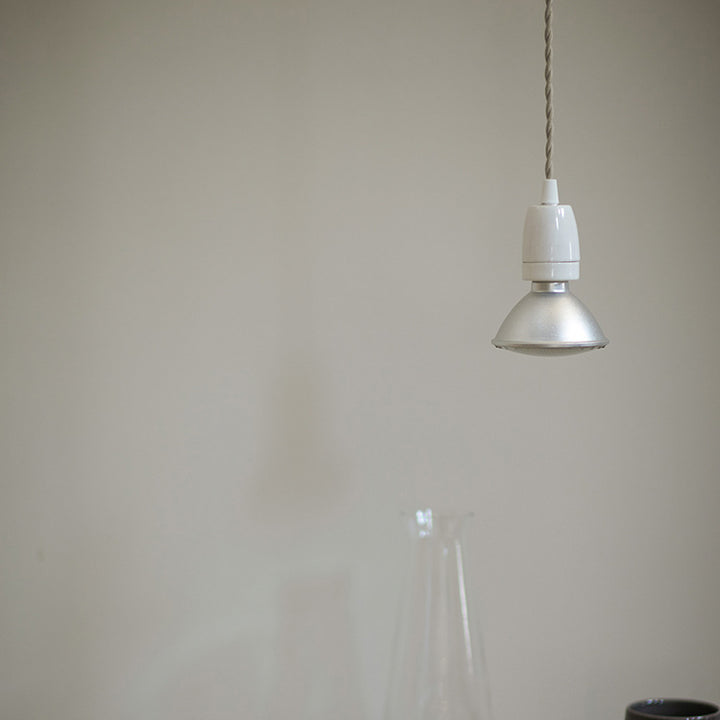 Contemporary Industrial Ceramic Cone 1-Light Pendant Light For Living Room