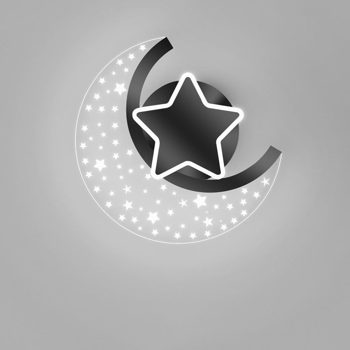 Applique murale LED en acrylique, aluminium et fer en forme d&