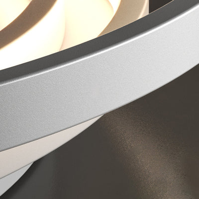 Modern Minimalist Round Circle Iron LED Flush Mount Ceiling Light For Bedroom