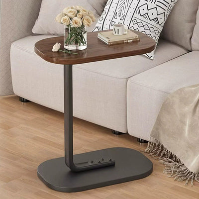 Moderner minimalistischer rechteckiger PVC-Kunststoffpaneel-Beistelltisch für das Wohnzimmer 