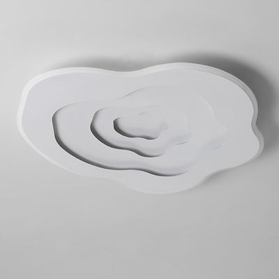 Lustre Plafonnier LED en Acrylique et Fer Minimaliste Moderne pour Salon 
