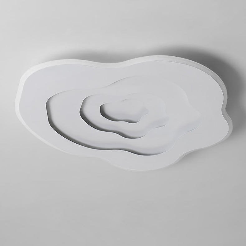 Lustre Plafonnier LED en Acrylique et Fer Minimaliste Moderne pour Salon 
