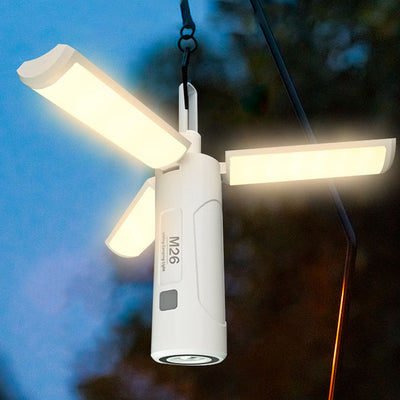 Luz LED para exteriores de hierro acrílico cilíndrico portátil solar creativa contemporánea para patio exterior 