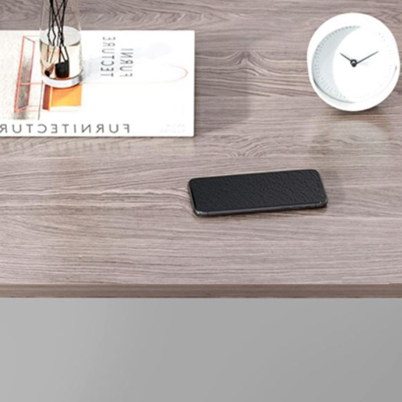 Table de chevet moderne minimaliste à dessus carré en panneau haute densité avec 1 tiroir pour chambre 
