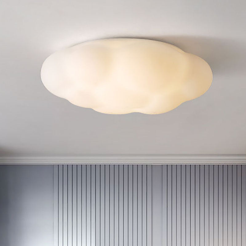 Moderne Einfachheit Cloud PET Schatten Hardware LED Unterputz Deckenleuchte für Schlafzimmer 