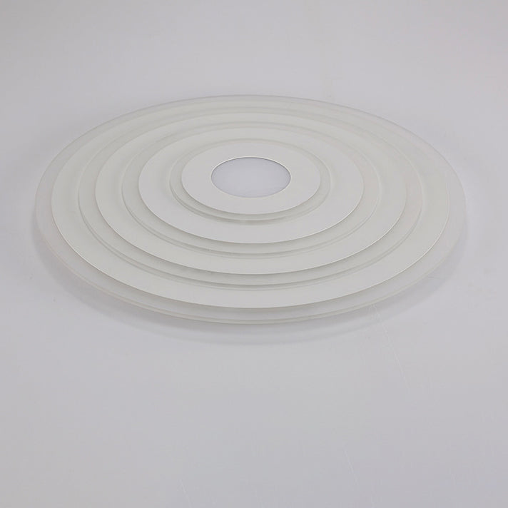Moderne unbedeutende runde Eisen-Acryl-LED-Deckenleuchte für Schlafzimmer 