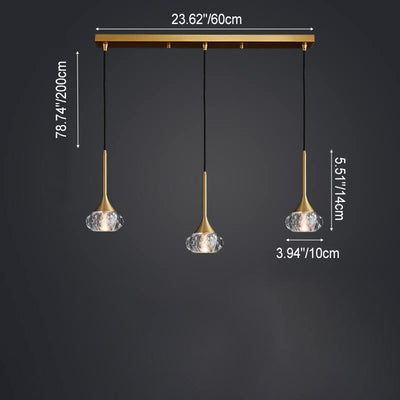 Moderner Kreisring 3-Licht LED-Kronleuchter 