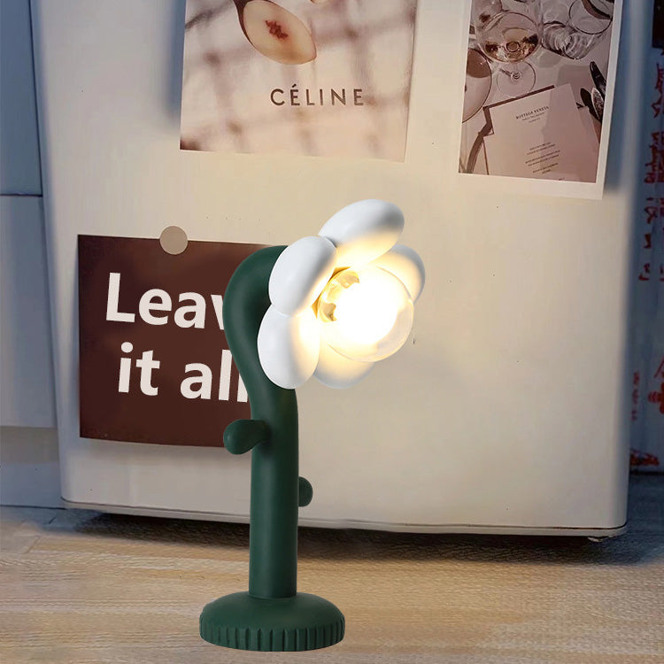 Lampe de table 1 lumière Nordic Creative Floral Greenery 