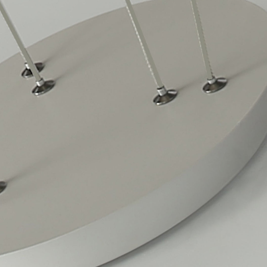 Moderne minimalistische Kreis Eisen Acryl LED Pendelleuchte für Schlafzimmer 