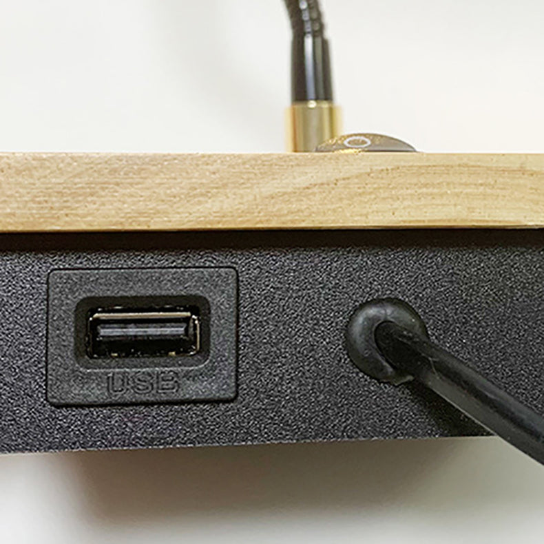 Moderne Einfachheit Eisen Aluminium Holz Platz LED Wand Leuchte Lampe Für Nacht 