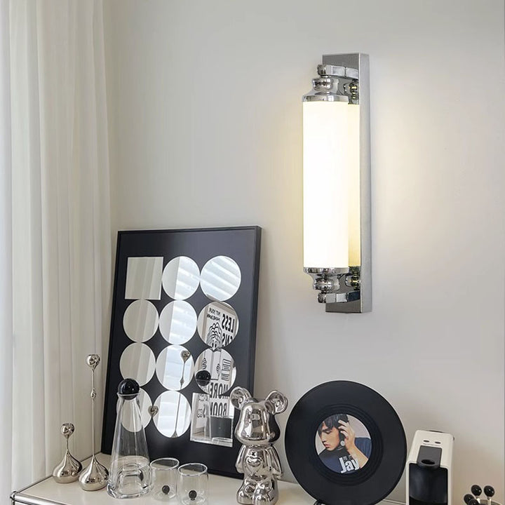 Nordic Minimalistischer elektroplattierter Eisen-Zylinder LED-Wandleuchte 
