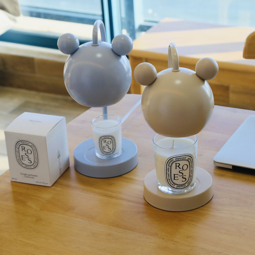Moderne Cartoon-Maus-Hardware Aromatherapie Schmelzwachs 1-Licht Tischlampe 