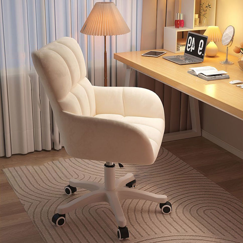 Moderner minimalistischer quadratischer Gitter-Samt-Edelstahl-Schreibtischstuhl mit Rückenlehne und Armlehne für das Home Office 
