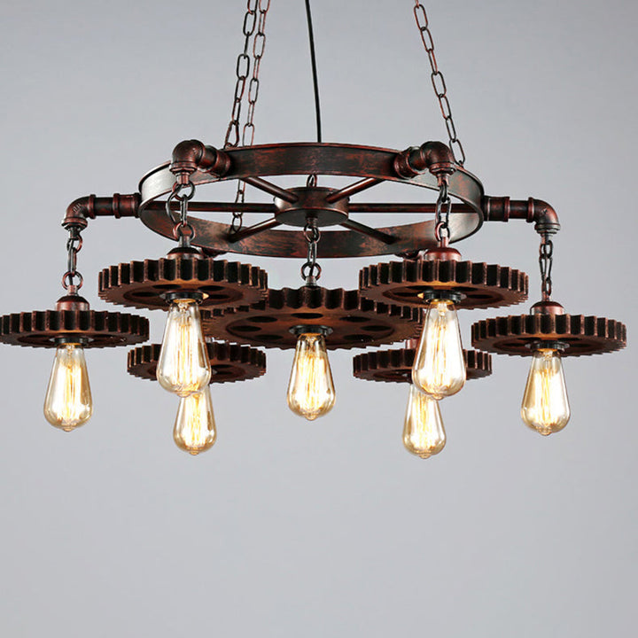 Lustre à 7 lumières au design d&