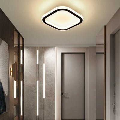 ضوء سقف مثبت بمصابيح LED حديدية هندسية اسكندنافية معاصرة للممر 