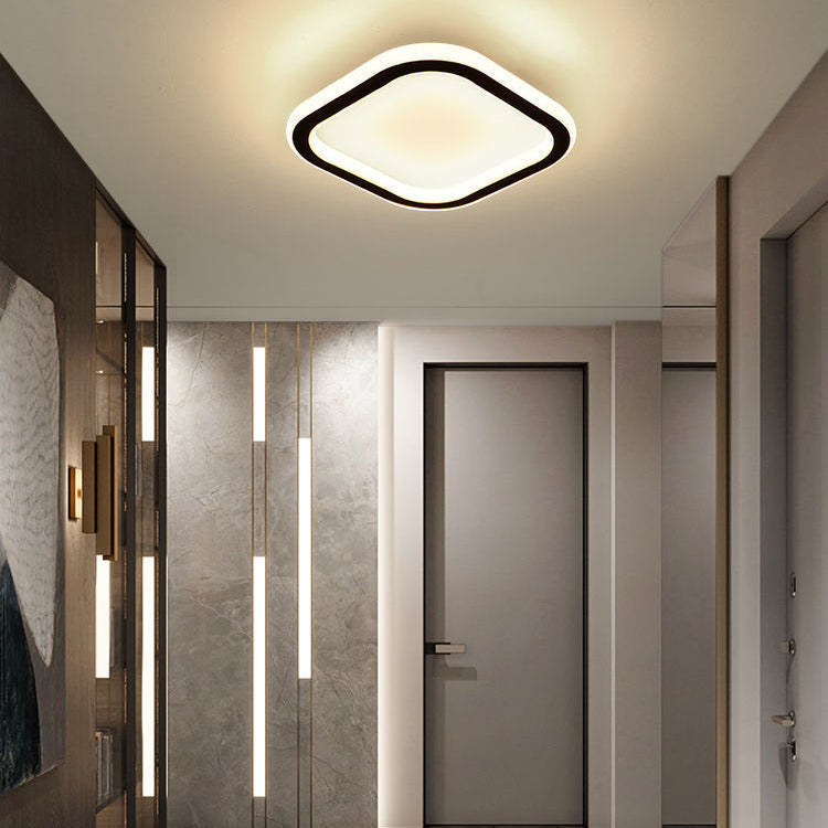 ضوء سقف مثبت بمصابيح LED حديدية هندسية اسكندنافية معاصرة للممر 