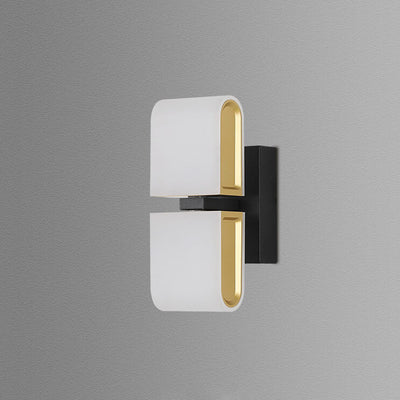 Modern Minimalist Round Zinc Alloy Rotatable LED Wall Sconce Lamp
