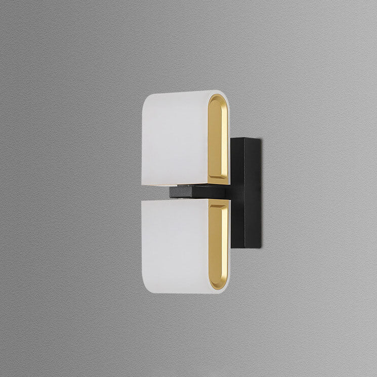 Modern Minimalist Round Zinc Alloy Rotatable LED Wall Sconce Lamp