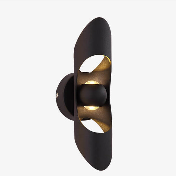 Modern Creative Hollow Cylindrical Aluminum LED Wall Sconce Lamp