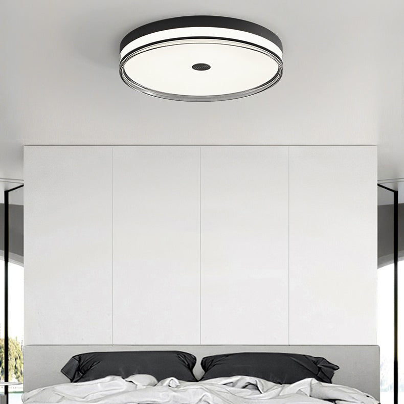 Moderne unbedeutende runde Metallacryl-LED-Deckenleuchte für Schlafzimmer 