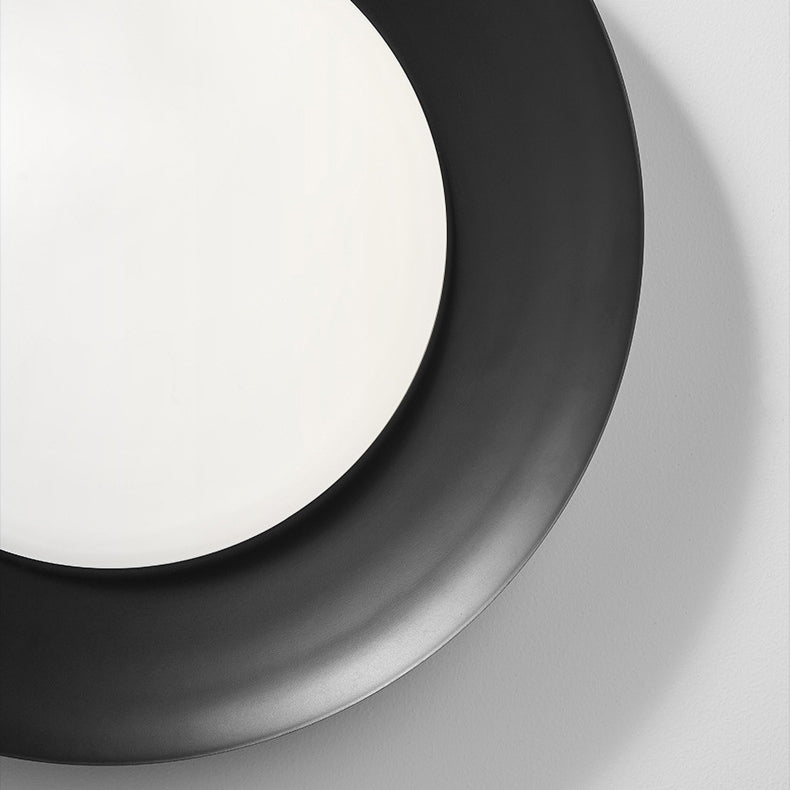 Luz de techo LED empotrada de vidrio redondo de cobre de simplicidad moderna para dormitorio 