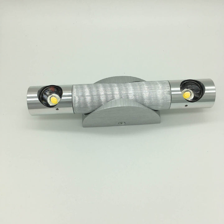 Lampe applique murale LED en aluminium rotative cylindrique moderne et créative 