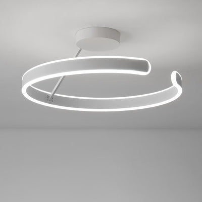 ضوء سقف LED مستدير من الألمنيوم الأكريليكي بتصميم حديث بسيط لغرفة النوم 