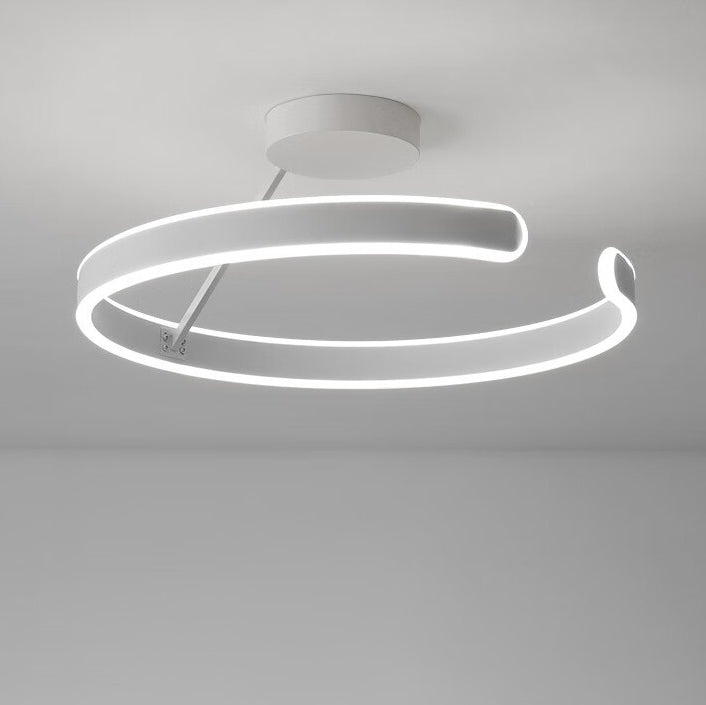 ضوء سقف LED مستدير من الألمنيوم الأكريليكي بتصميم حديث بسيط لغرفة النوم 