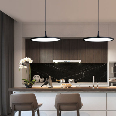 Moderne minimalistische Aluminium-Rundform-LED-Pendelleuchte für das Esszimmer 